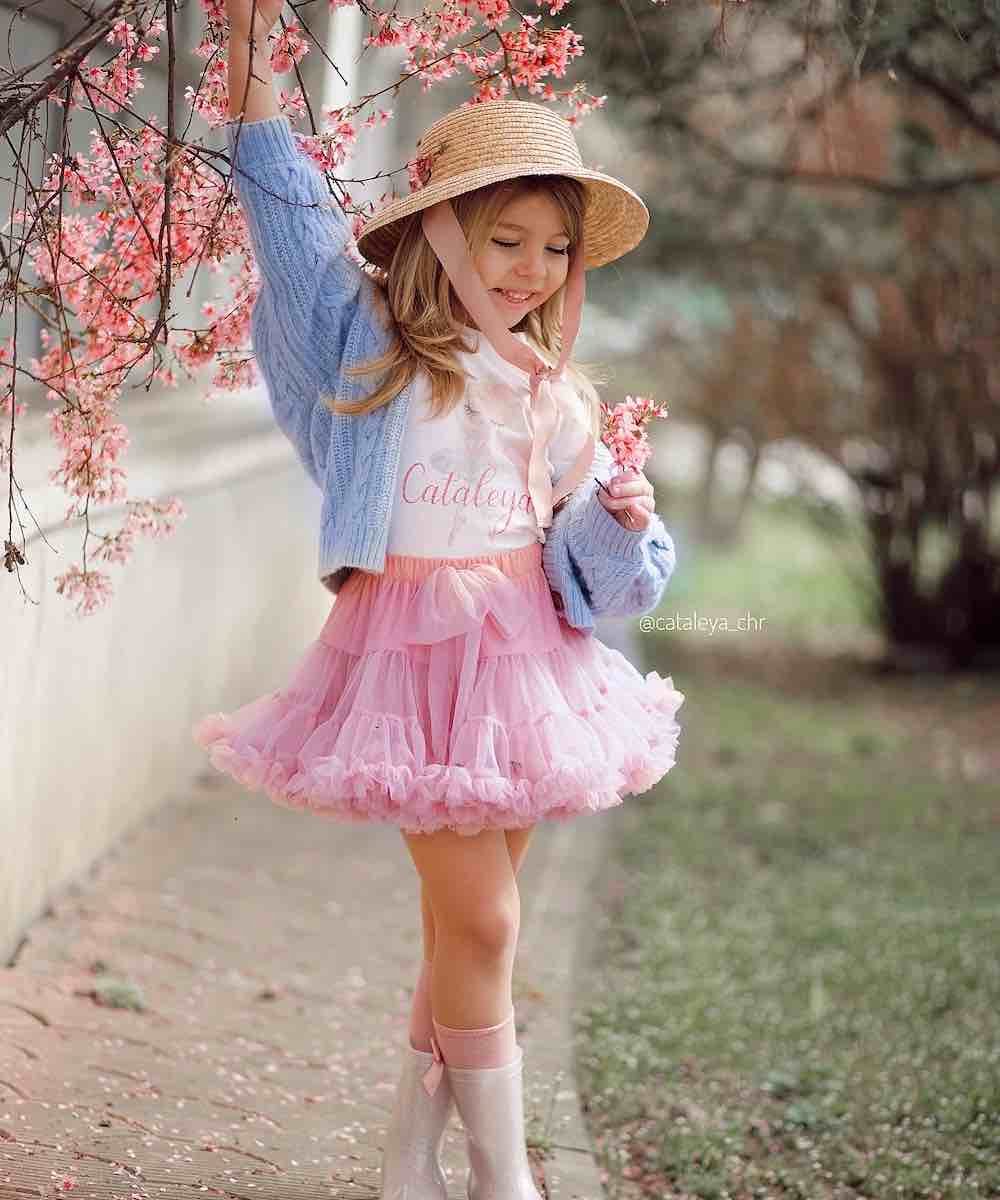 toegang verdiepen Kalksteen Tule roze rokje meisjes kind ♡ Oudroze ♡ Verkrijgbaar in maat 1 t/m 14 jaar  | bol.com