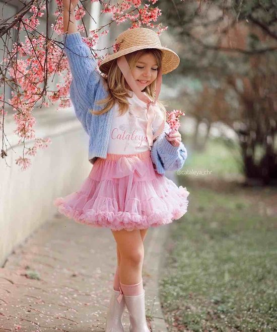 roze rokje meisjes kind ♡ ♡ Verkrijgbaar maat t/m 14 jaar | bol.com