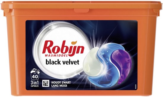 Robijn Black Velvet 3 in 1 Wascapsules - 40 wasbeurten
