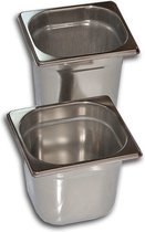 Gastro-Inox RVS GN Bak 1/6 - 150mm Diep, Gastro-Inox 501.024