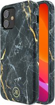 Kingxbar Jade Backcover Iphone 12 Mini 5.4'' Zwart Jadeip54z