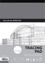 Daler Rowney tracing paper kalkpapier A4 60gr 40vel