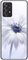 Coque Samsung Galaxy A53 5G - Bloem - Abstrait - Wit - Siliconen