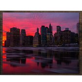 Eagle® Diamond Painting Volwassenen - Diamond Painting XXL - Skyline New York - 100x80cm