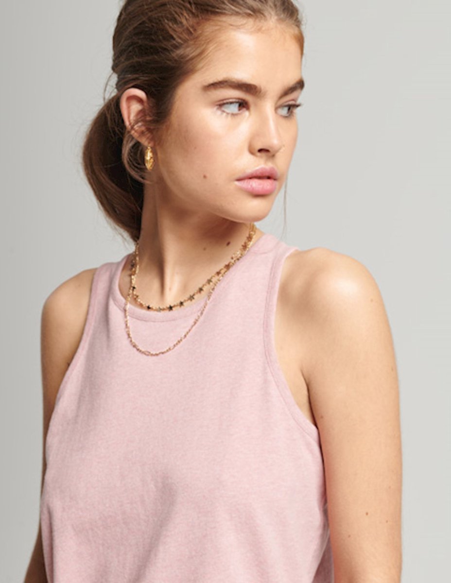 Superdry Dames Vintage hemd van biologisch katoen met borduursel Roze