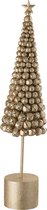 Kerstboom | metaal | goud | 73x17x (h)17 cm
