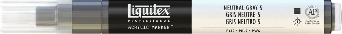 Liquitex Acryl Paint Marker Neutral Gray 5 4625/599