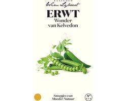 Erwt Wonder van Kelvedon - Snoepjes van Moeder Natuur - Zaaigoed Wim Lybaert