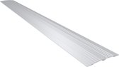Drempelvervanger-190 cm-11 cm-Blank geanodiseerd