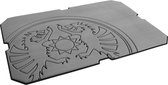 Petromax plak/bescherm plaat kx50 grijs met draak embleem