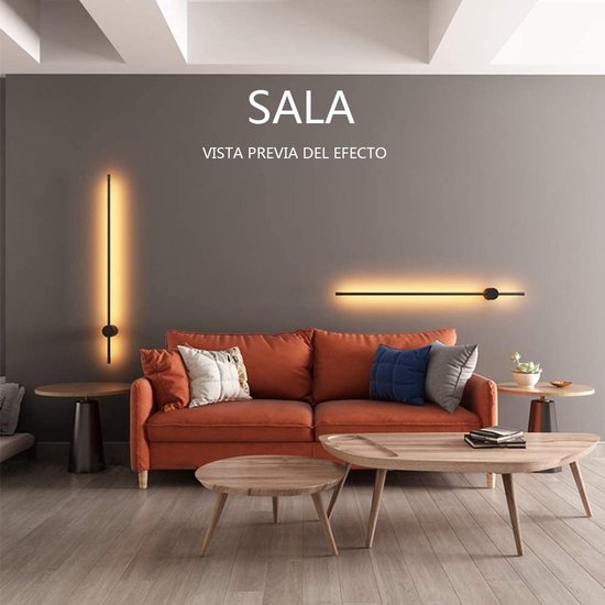 LED wandlamp Eclipse van ijzer
