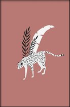 Walljar - Tropical Jaguar - Muurdecoratie - Plexiglas schilderij