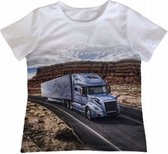 Volwassen t-shirt met Vrachtwagen Volvo USA