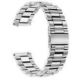 Horlogeband - Metaal Schakel - 20mm - zilver