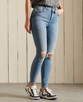 Superdry High Rise Skinny Jeans Blauw 26 / 32 Vrouw