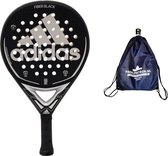 Adidas Fiber Black Padel Racket + Rugzak