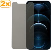 TS8® iPhone 12 Pro Max - Notch Screenprotector - Privacy - Case Friendly - 2 stuks
