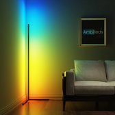 Ambiled Pro - Moderne LED Vloerlamp RGB - Sfeer LED Lamp - Hoeklamp - RGB Smart Lamp - Dimbare Sfeerverlichting - Led strip - Lamp met Afstandsbediening