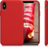 Iphone Xs max Silicone  TPU case rood