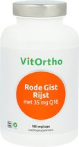 VitOrtho Rode Gist Rijst met 35 mg Q10 - 180 vegicaps - Kruidenpreparaat/Q10
