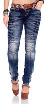 Cipo & Baxx Damen Denim Jeans+Belt