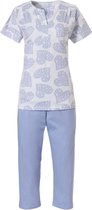 Pastunette pyjama blauwe hartjes