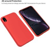 Iphone XR silicone TPU case Rood