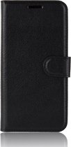 Mobigear Telefoonhoesje geschikt voor Xiaomi Redmi Note 7 Hoesje | Mobigear Classic Bookcase Portemonnee | Pasjeshouder voor 3 Pasjes | Telefoonhoesje voor Pinpas / OV Kaart / Rijbewijs - Zwart