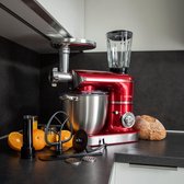 Herenthal - 3 in 1 keukenmachine - 1500 Watt - Rood