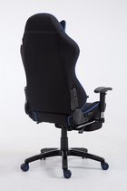 Chaise de bureau Racing Gaming en tissu Kerava avec repose-pieds, Zwart/vert