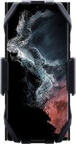 Interphone - Samsung Galaxy S22 Ultra Motorhouder Moto Crab Stuur Zwart