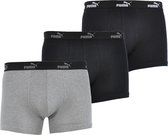 Puma - Solid Boxer 3-Pack - 3-Pack Boxers-S