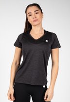 Gorilla Wear Elmira V-Hals T-Shirt - Zwart - XS