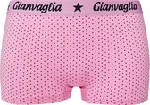 Dames boxershorts Gianvaglia 3 pack stippel roze XXL