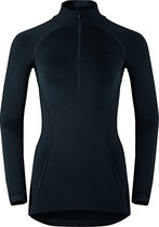 Odlo Evolution Warm - Sportshirt - Dames - Zwart - Maat XL