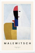 JUNIQE - Poster Malewitsch - Female Torso II -13x18 /Bruin & Ivoor