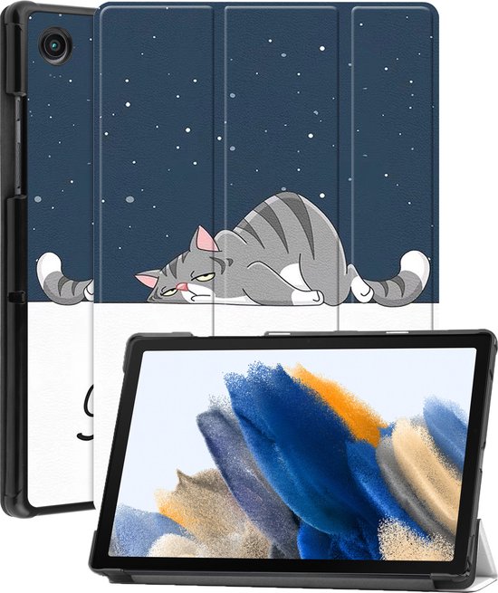 Étui pour Samsung Tab A8 Cover Book Case Housse de Luxe - Étui pour Samsung  Galaxy Tab... | bol.com