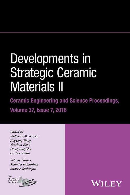 Ceramic Engineering and Science Proceedings 611 Developments in