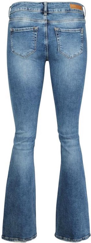 COJ - Laura - Dames Flare Jeans - Medium Blue | bol.com