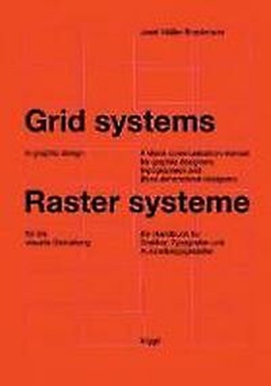 Boek cover Grid Systems in Graphic Design van Josef Mulller-Brockmann (Hardcover)