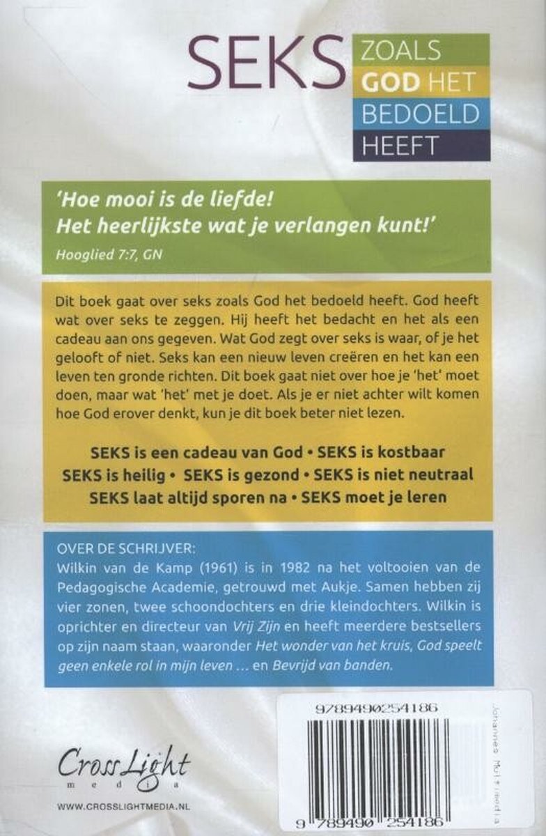 Seks zoals God het bedoeld heeft - back cover