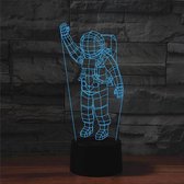 nachtlampje Astronaut LED lampje tafellamp met Usb aansluiting