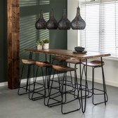 Bartafel Acies 180 / Massief acacia naturel - Industrieel meubels - Houten meubel - Design
