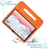 iMoshion Tablet Hoes Kinderen Geschikt voor Lenovo Tab P11 Plus / Tab P11 - iMoshion Kidsproof Backcover met handvat - Oranje