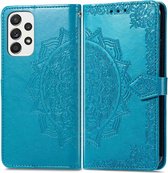 iMoshion Mandala Booktype Samsung Galaxy A33 hoesje - Turquoise