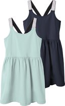name it NKFVALS 2P XSL RACER TANK DRESS F Meisjes Jurk - Maat 122