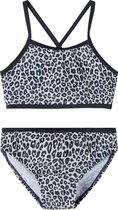 NAME IT NKFFELINA BIKINI BOX CAMP Meisjes Bikini - Maat 134/140