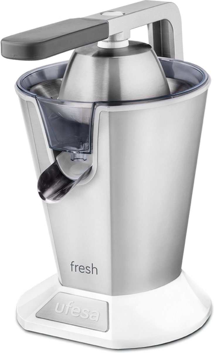 Ufesa EX4960 Presse-Agrumes Électrique Puissant 600W Avec Levier – Double Cône, Anti-Gouttes, Filtre Inox, Verse Direct Au Verre