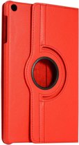 Hoes Geschikt voor Samsung Galaxy Tab A 10.1 inch (2019) Tri-fold tablethoes - Rood
