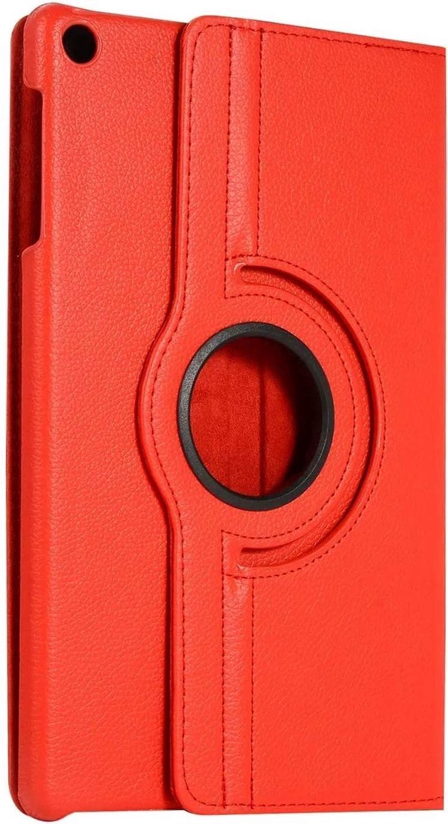Hoes Geschikt voor Samsung Galaxy Tab A 10.1 inch (2019) Tri-fold tablethoes - Rood